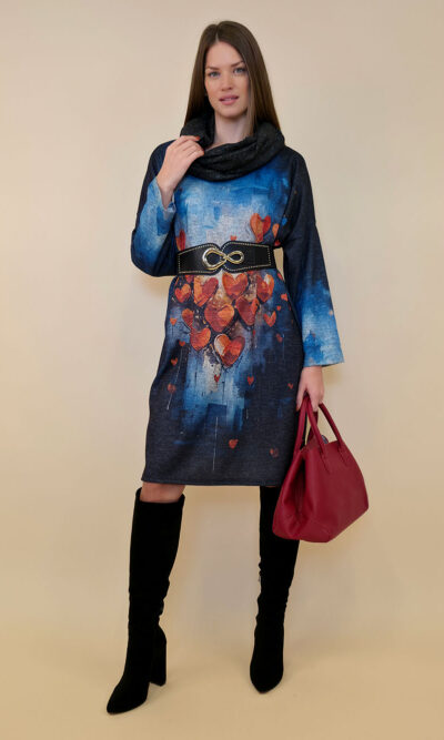 Haljina+šal 48 Arkansas - jersey - Hearts Balloons