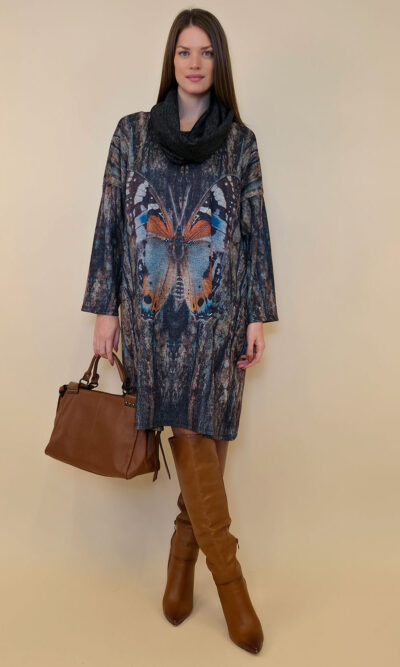 Haljina+šal 48 Arkansas - jersey - Butterfly