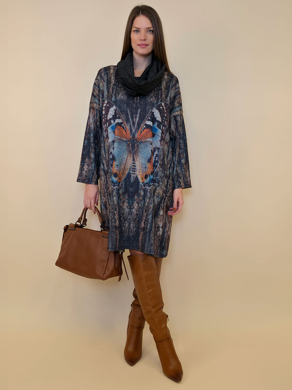 Haljina+šal 48 Arkansas - jersey - Butterfly