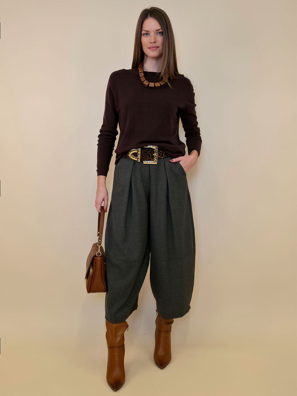 Pulover 58 Morona - plt UN - brown