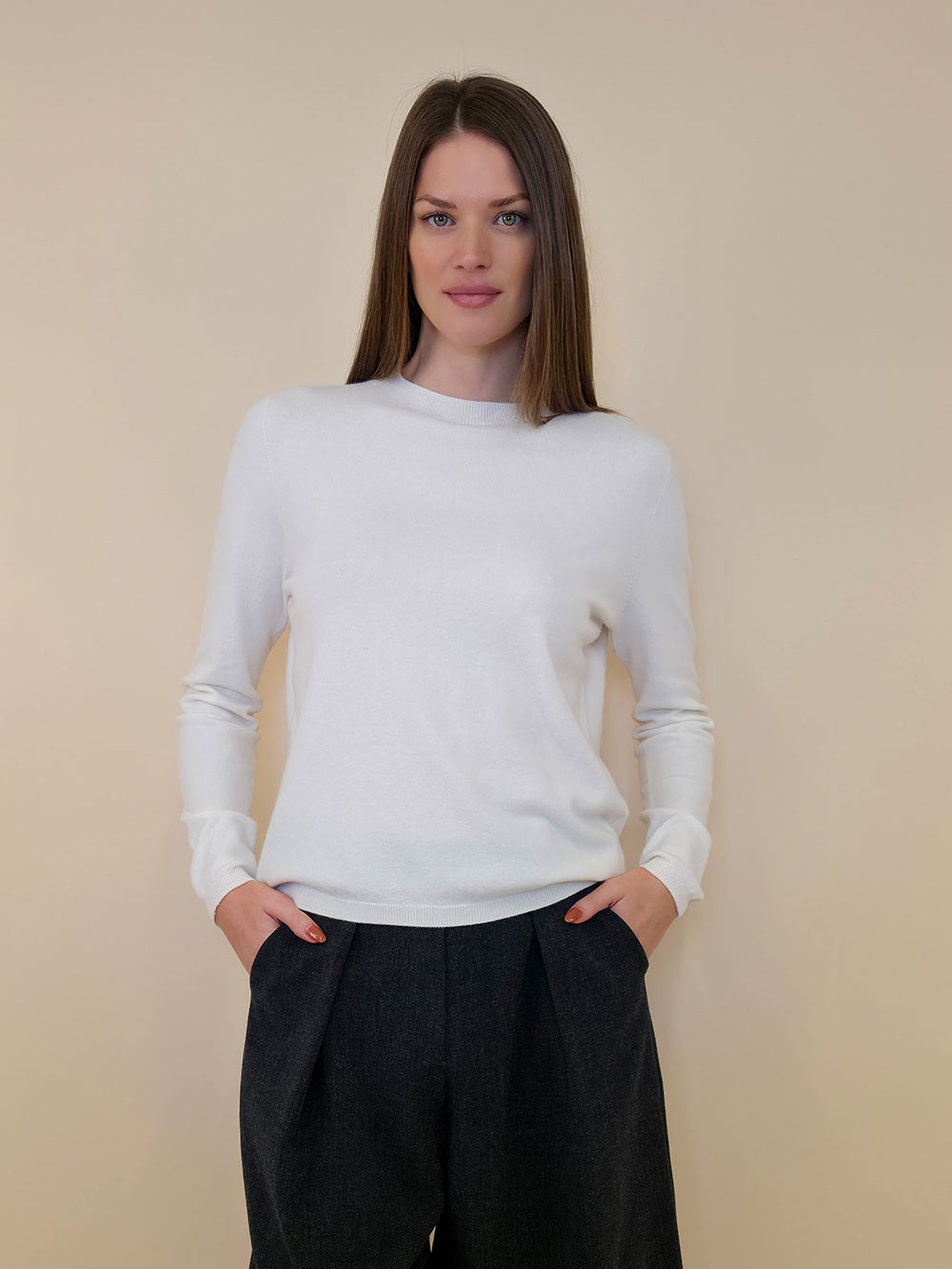 Pulover 58 Morona - plt UN - panna