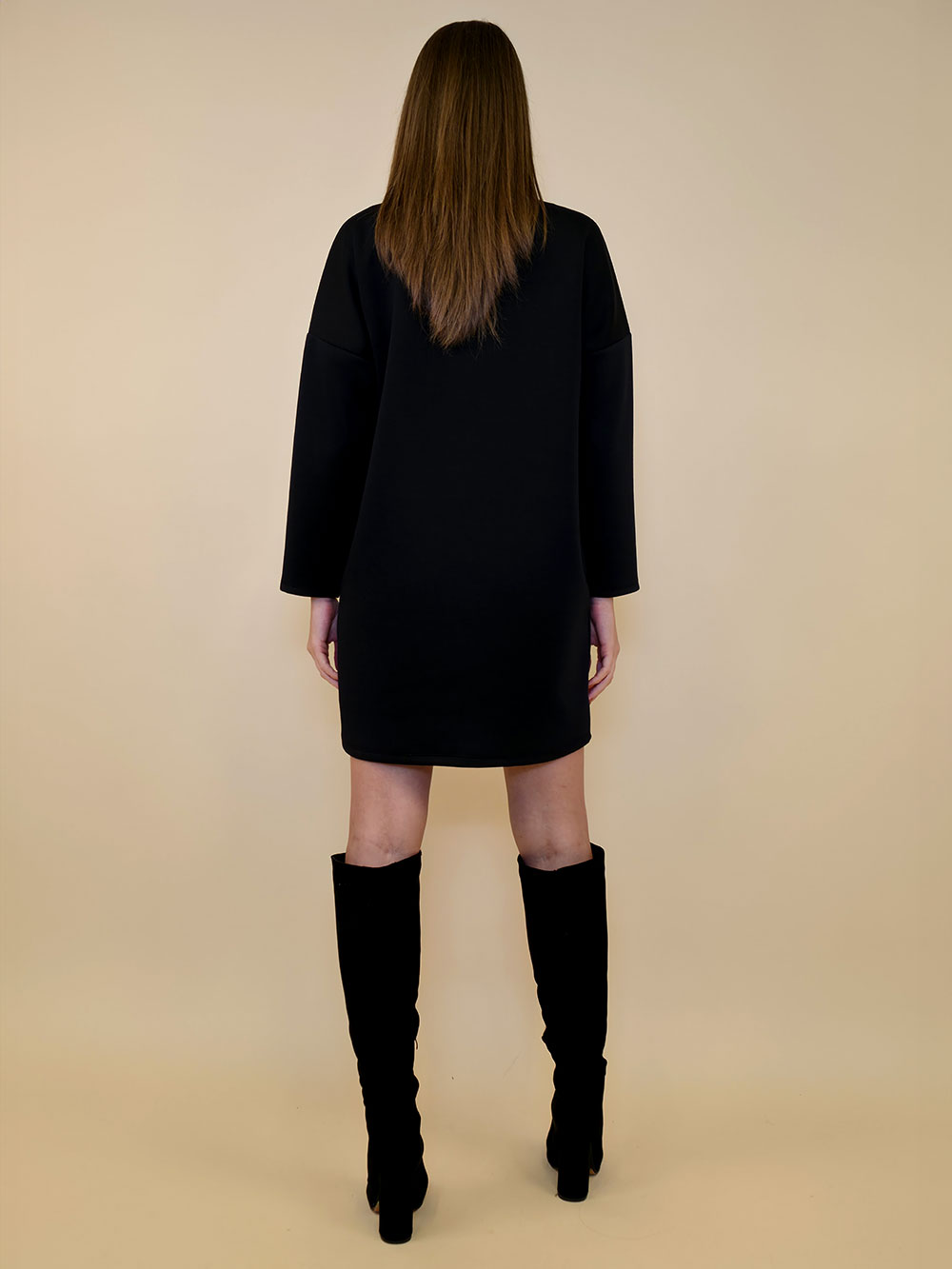 Haljina 52 Beloit - jersey UN Flower - black