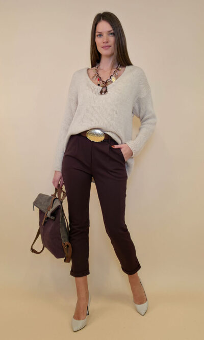 Hlače 48 Rocky - PR UN - nutella