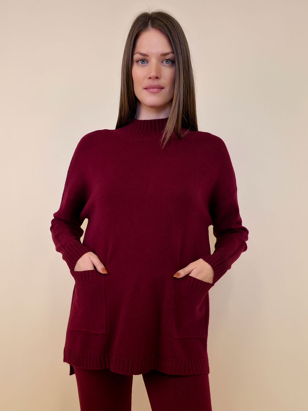 Pulover 55 Bloomfield - plt UN - burgundy