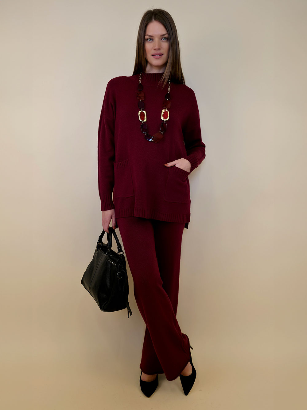 Pulover 55 Bloomfield - plt UN - burgundy
