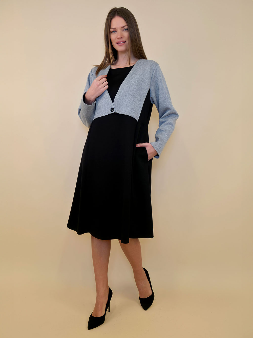 Haljina 62 Durango - grey/black - Slika 2