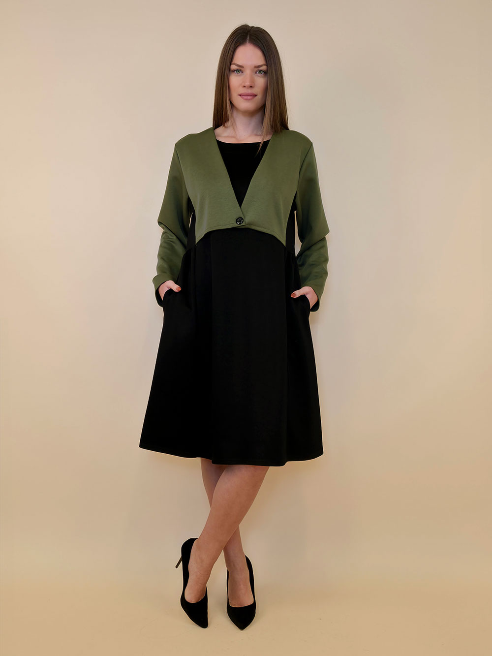 Haljina 62 Durango - military/black - Slika 2