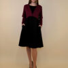 Haljina 62 Durango - burgundy/black