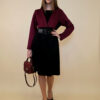 Haljina 62 Durango - burgundy/black