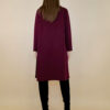 Haljina 62 Pagosa - jersey bicolor - burgundy/black