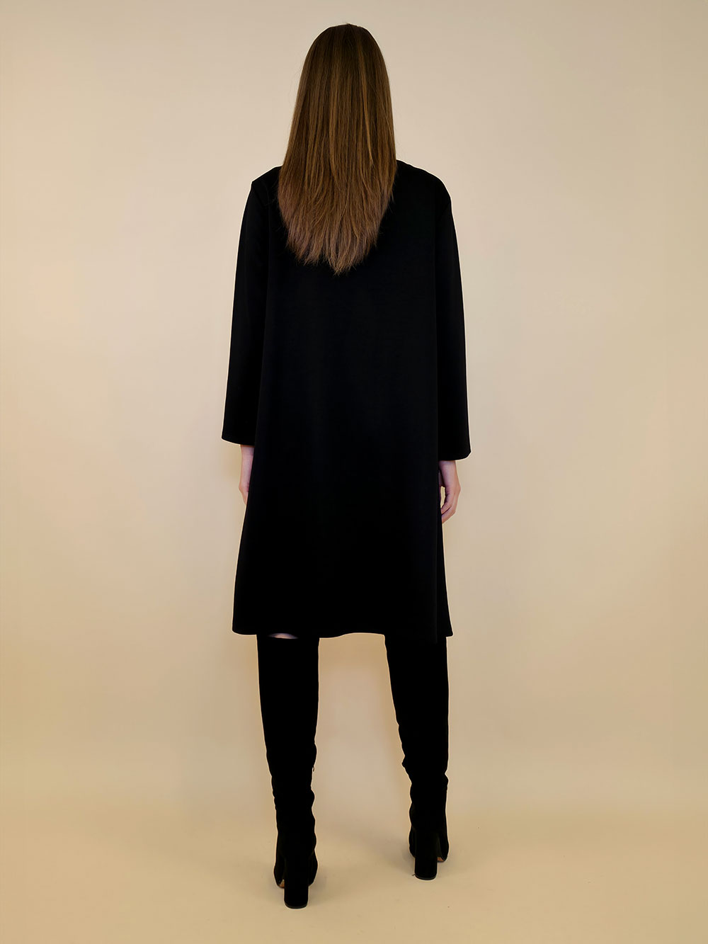 Haljina 62 Pagosa - jersey bicolor - black/black