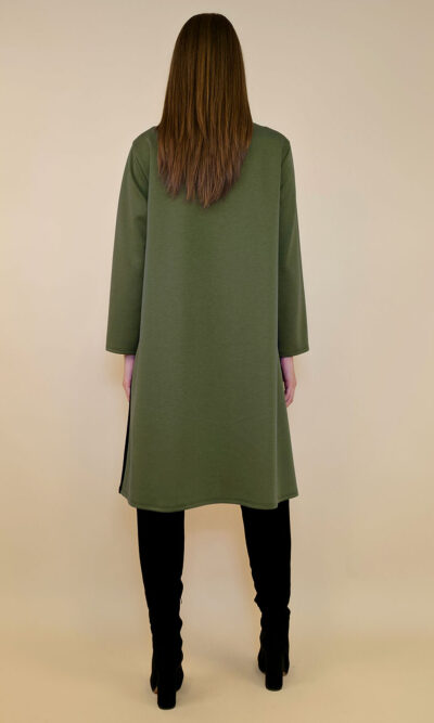 Haljina 62 Pagosa - jersey bicolor - military/black