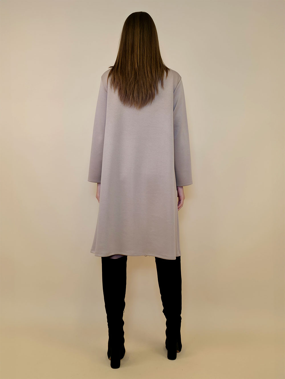 Haljina 62 Pagosa - jersey bicolor - beige/black