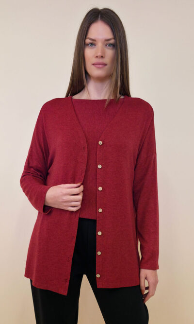 Vesta 45 Otis - jersey UN - burgundy