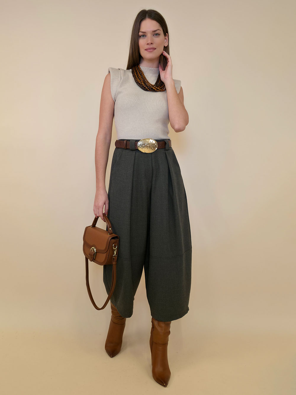 Pulover 52 Celina - beige - Slika 2