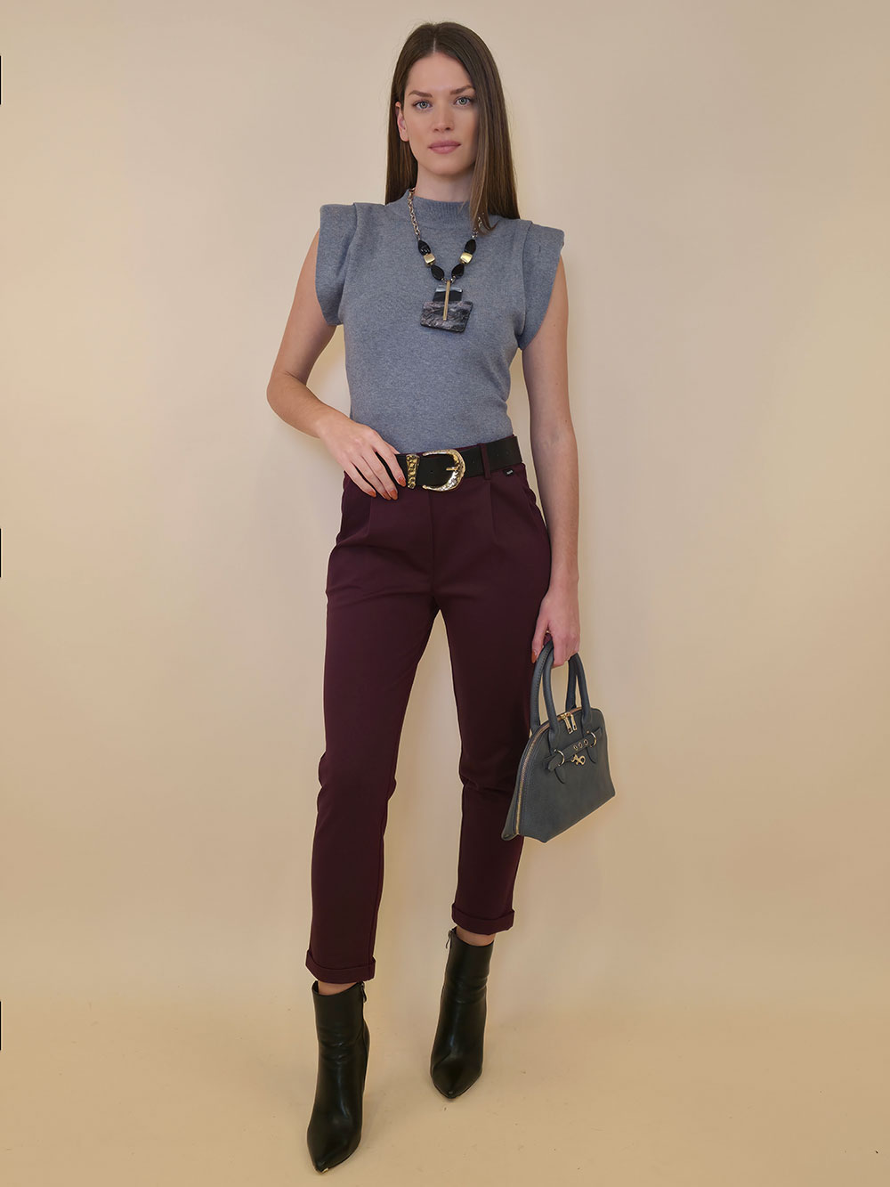 Pulover 52 Celina - plt UN b.r. - grey