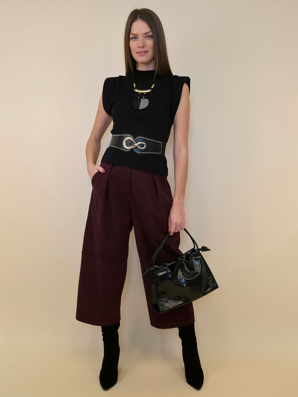 Pulover 52 Celina - plt UN b.r. - black