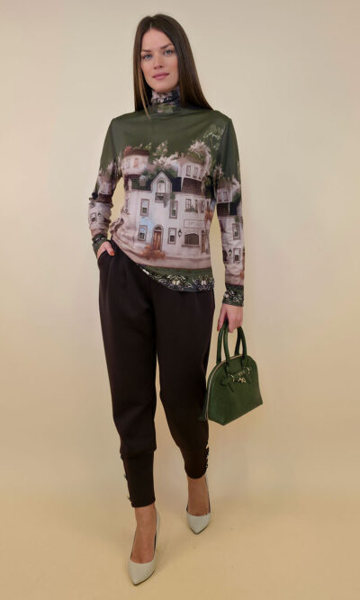 Majica 34 Vona - dolčevita White Town - military