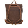 Torba 54 COCO - ruksak suede UN preklop big - coffee