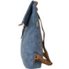 Torba 54 COCO - ruksak suede UN preklop big - l.blue