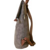 Torba 54 COCO - ruksak suede UN preklop big - grey
