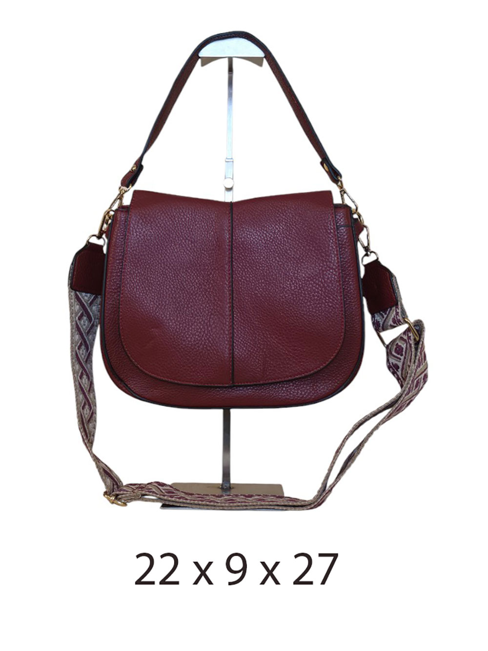 Torba 28 - poklopac tvrda winter - d.red