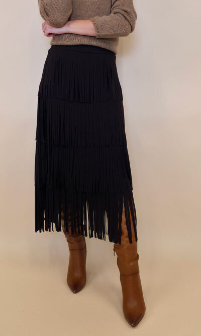 Suknja 47 Aura - scuba UN - brown