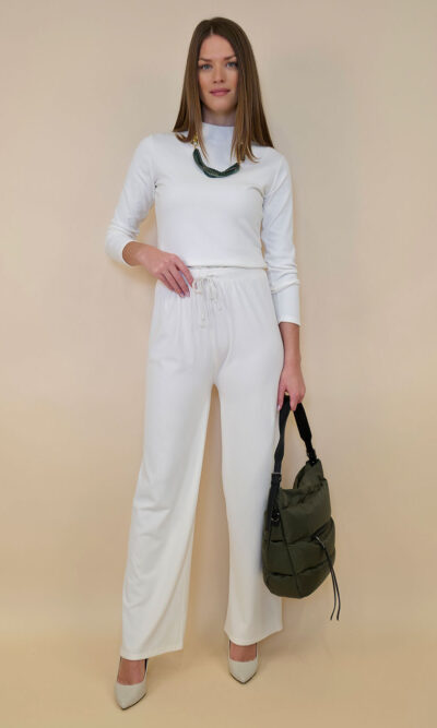 Komplet 56 Abbotsford - hlače+majica jersey UN - panna