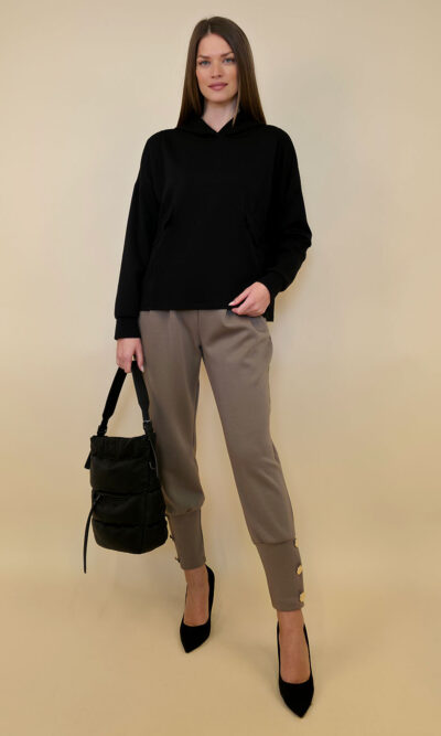 Majica 53 Carson - jersey UN hoodie - black