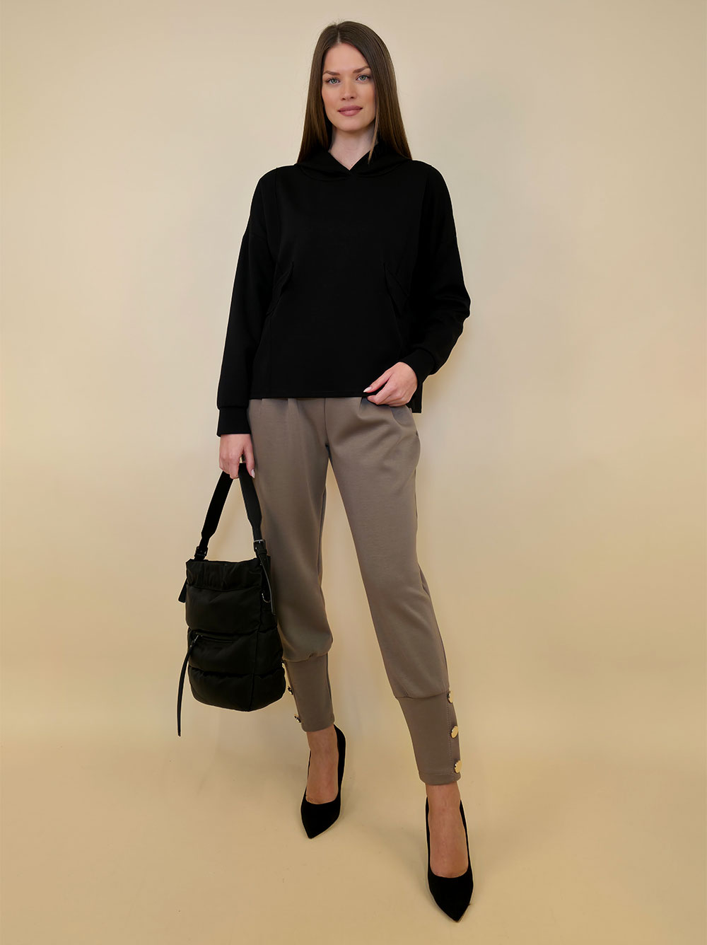 Majica 53 Carson - jersey UN hoodie - black