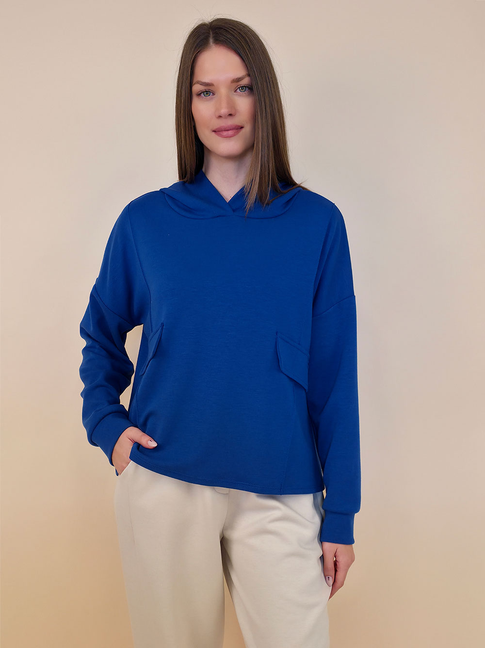 Majica 53 Carson - jersey UN hoodie - royal