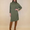 Haljina 46 Lorton - jersey UN dolčevita - military
