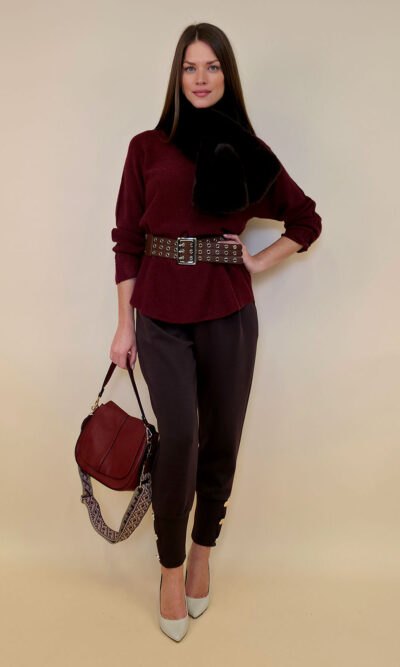 Pulover 56 Medina - plt UN - india red