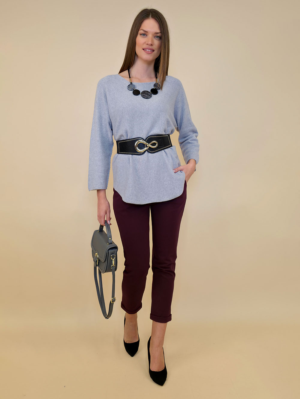 Pulover 56 Medina - plt UN - grey