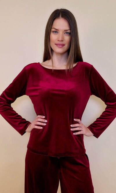 Majica 31 De Witt - burgundy