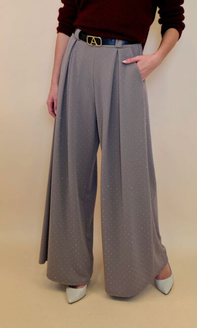 Hlače+remen 48 Benson - scuba UN zircons - fango