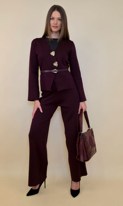 Hlače 54 Holden - plt UN - bordo