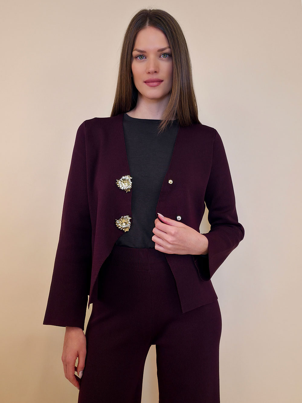 Jaknica+remen 56 Kanosh - bordo - Slika 3