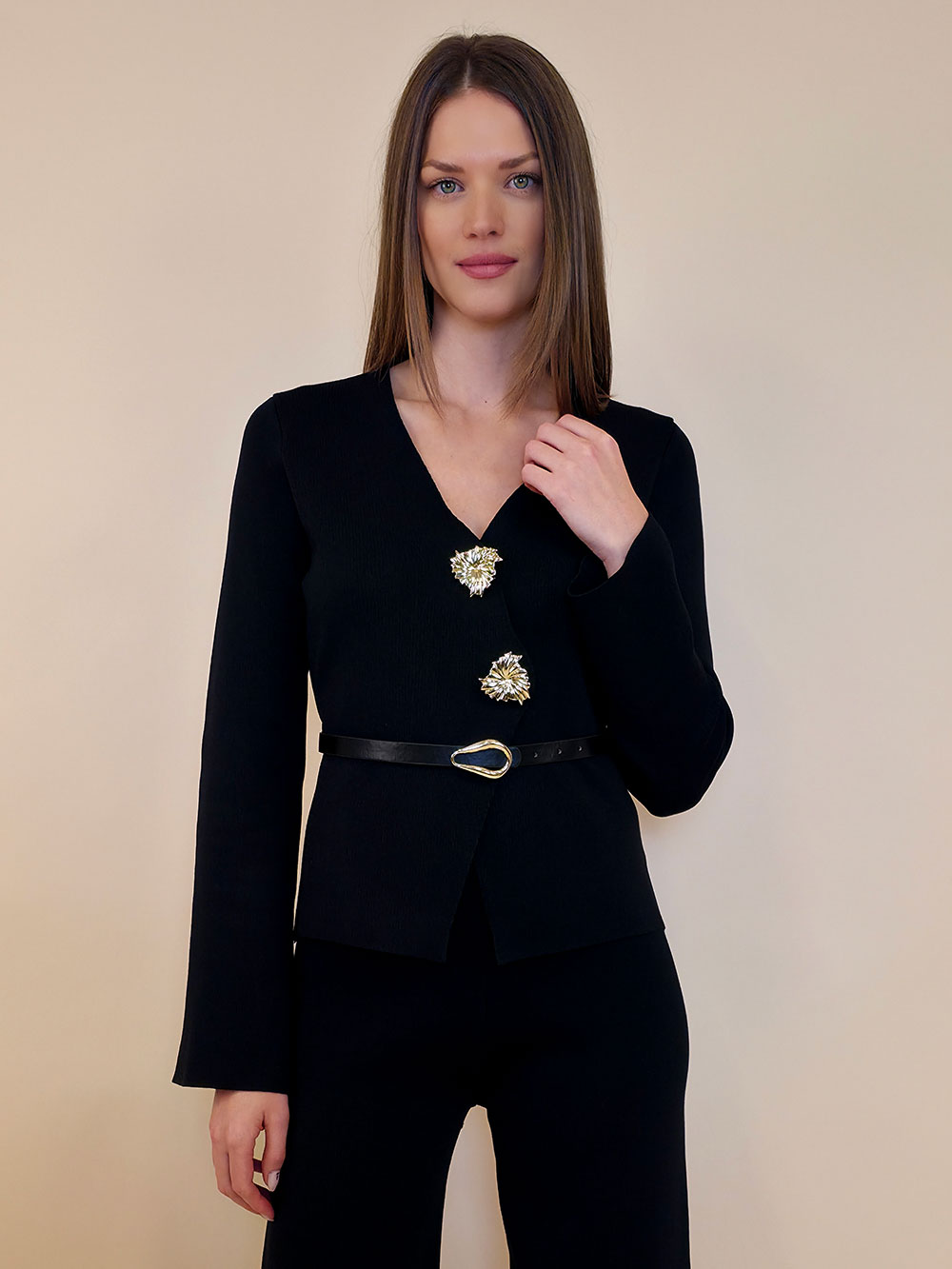 Jaknica+remen 56 Kanosh - plt UN - black