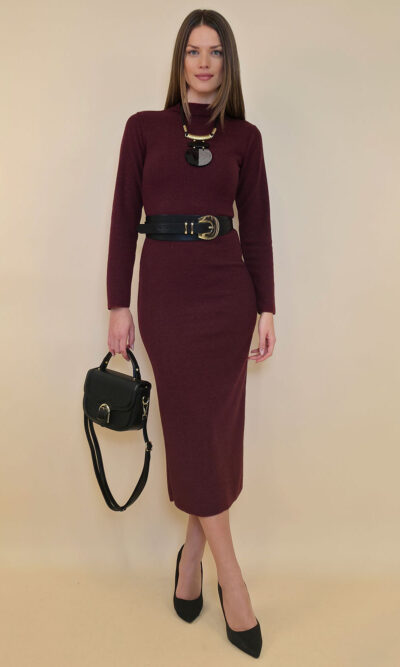 Haljina 64 Francis - plt UN - burgundy