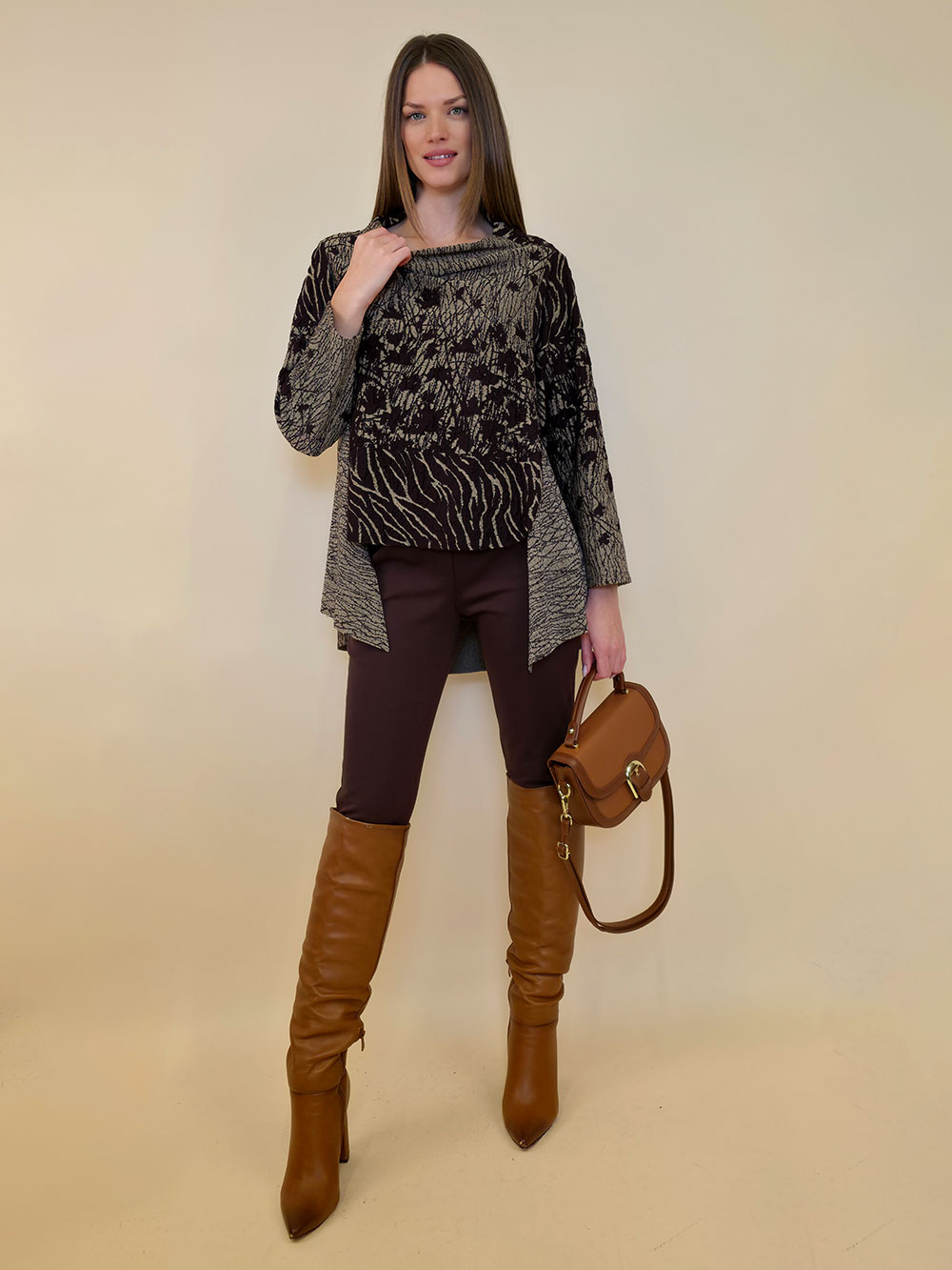 Tunika 64 Cora - jersey - Ivy Brown