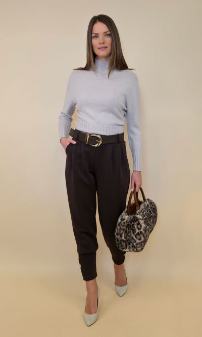 Pulover 56 Antonito -  dolčevita plt UN - beige