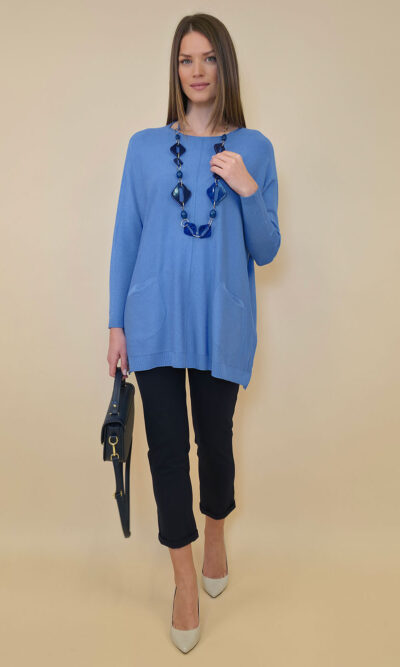 Pulover 58 Bowill - plt UN - l.blue