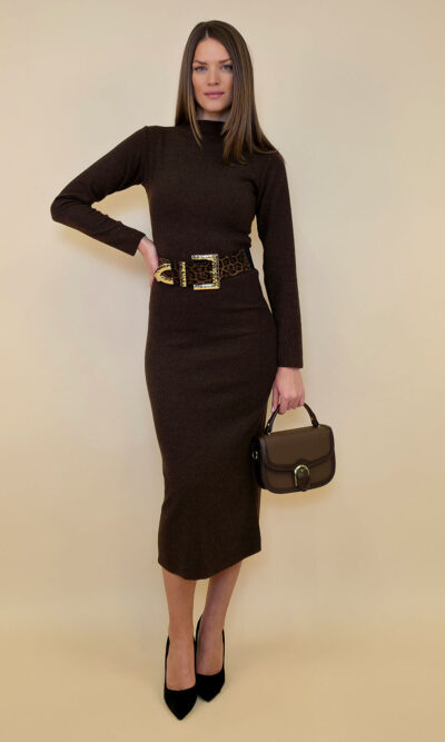 Haljina 64 Francis - plt UN - caffe