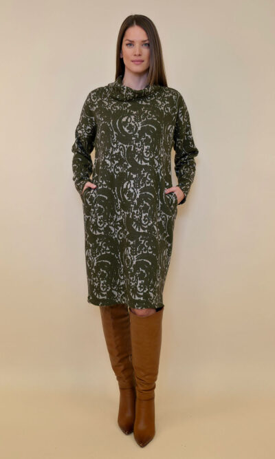 Haljina 64 Kanab - jersey Baroque - military