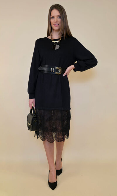 Haljina 48 Carlin - jersey UN - animal otisak - fango