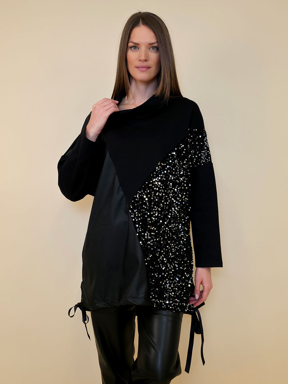 Tunika 48 Black Wings - black/silver - Slika 2