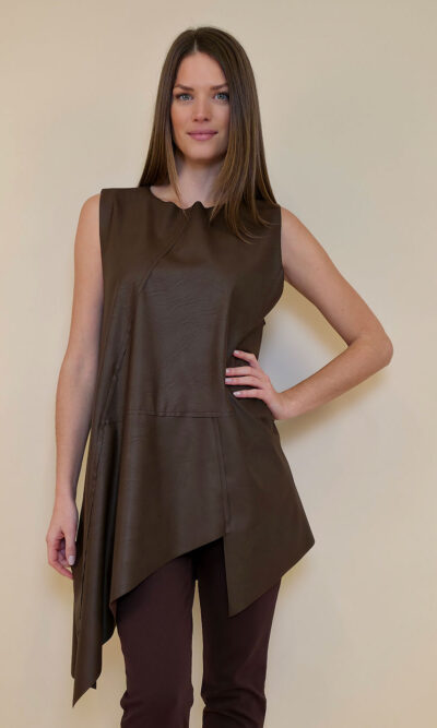 Tunika 48 Aleria - ecco lth UN - brown