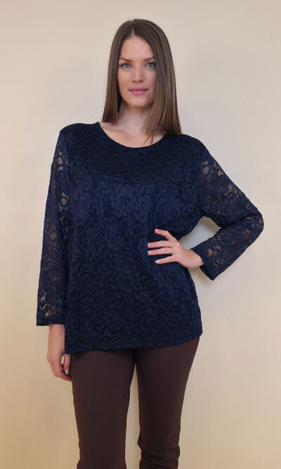 Tunika 36 Lasalle - lace UN - navy