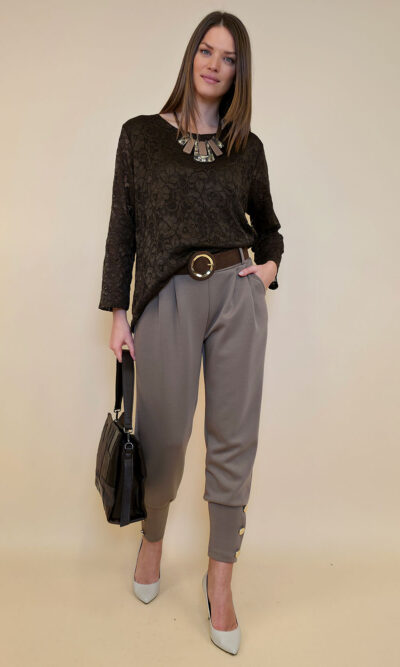 Tunika 36 Lasalle - lace UN - brown